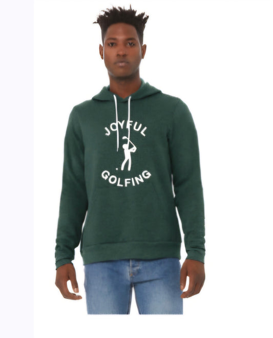 JOYFUL GOLFING SPONGE FLEECE PULLOVER HOODIE